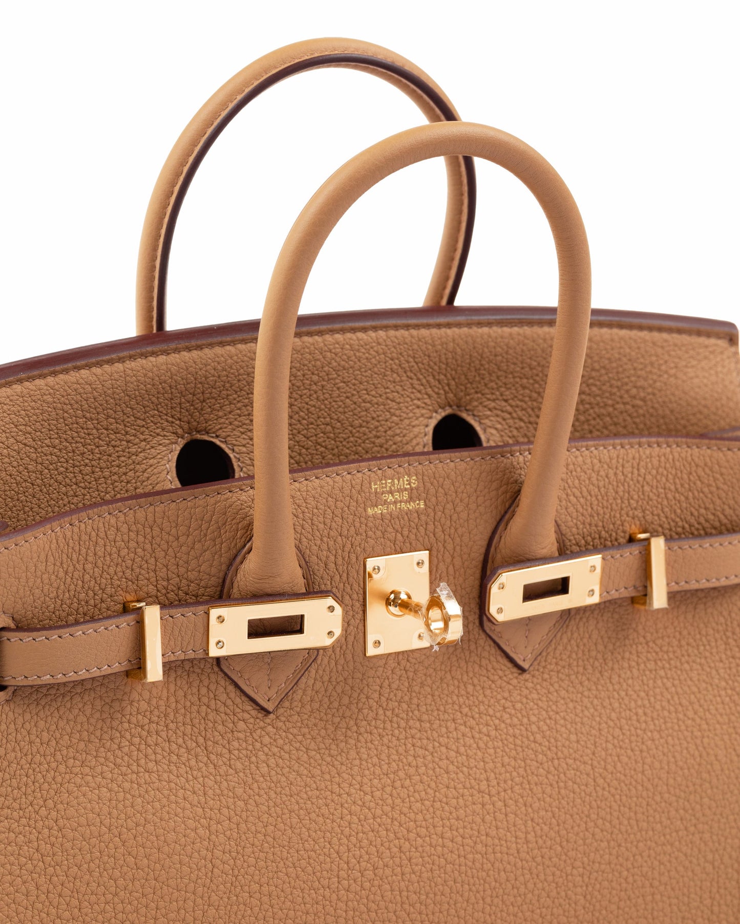 Hermès Birkin 25 – Biscuit Togo Leather with Gold Hardware
