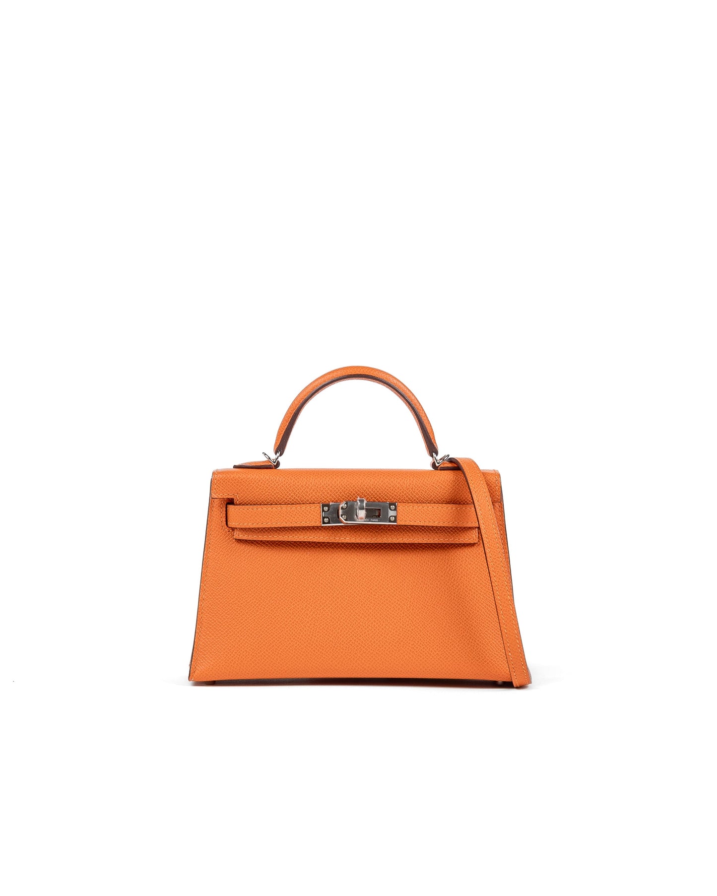 Hermès Kelly 20 – Orange Epsom Leather with Palladium Hardware