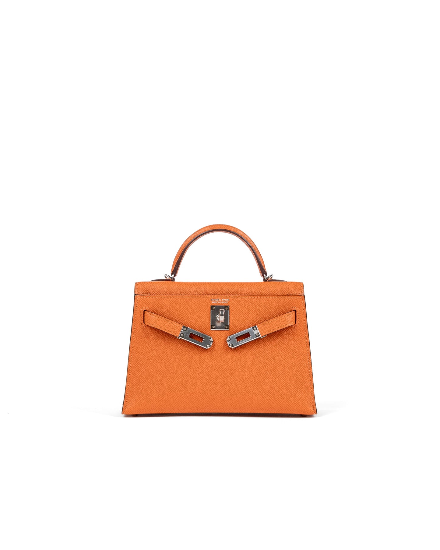 Hermès Kelly 20 – Orange Epsom Leather with Palladium Hardware