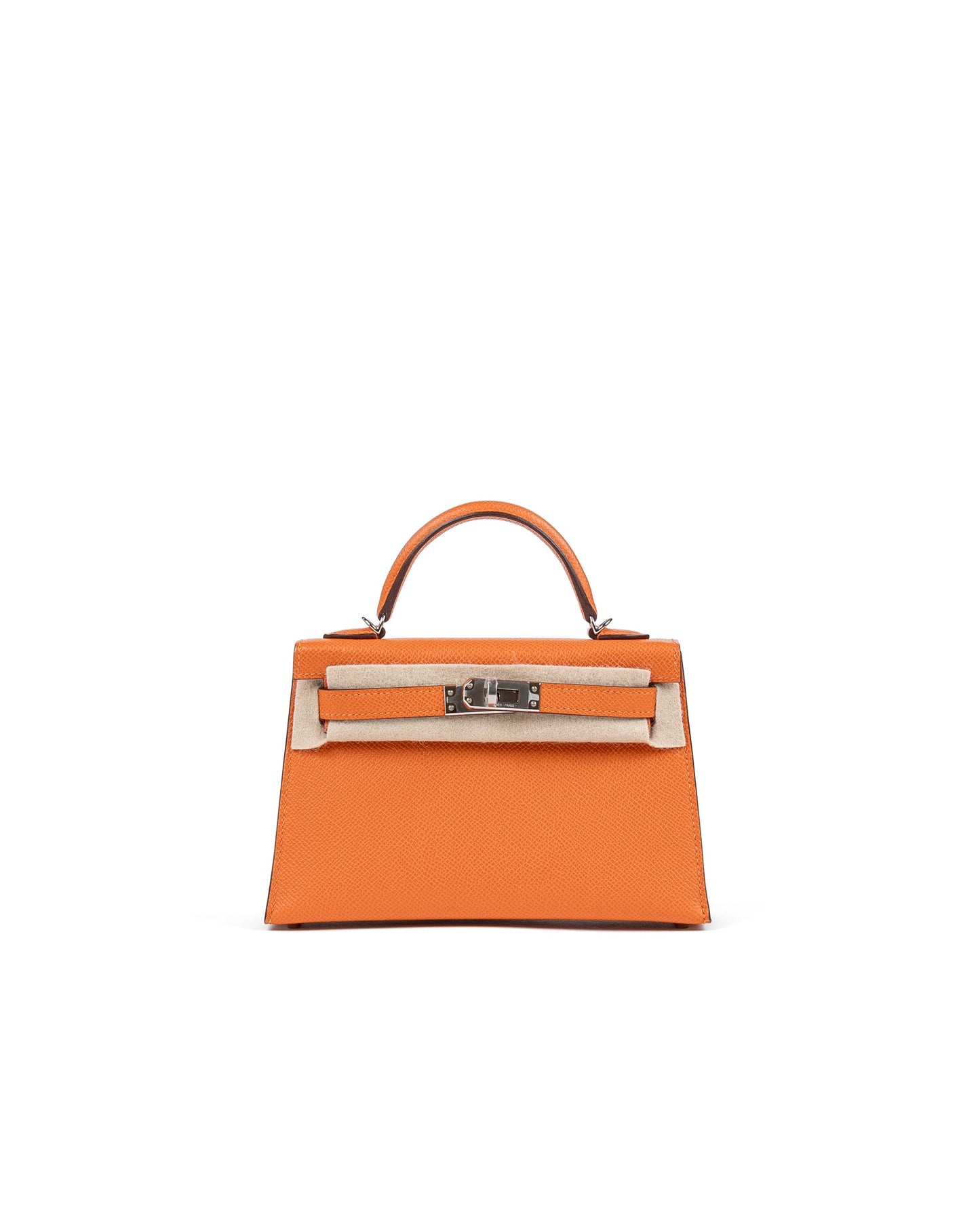 Hermès Kelly 20 – Orange Epsom Leather with Palladium Hardware