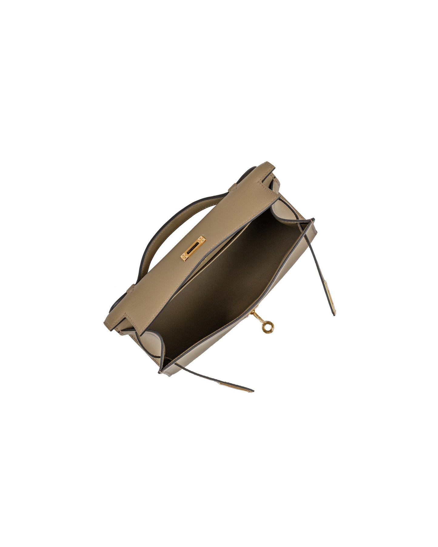 Hermès Kelly Pochette Beige Marfa Swift Leather Gold Hardware