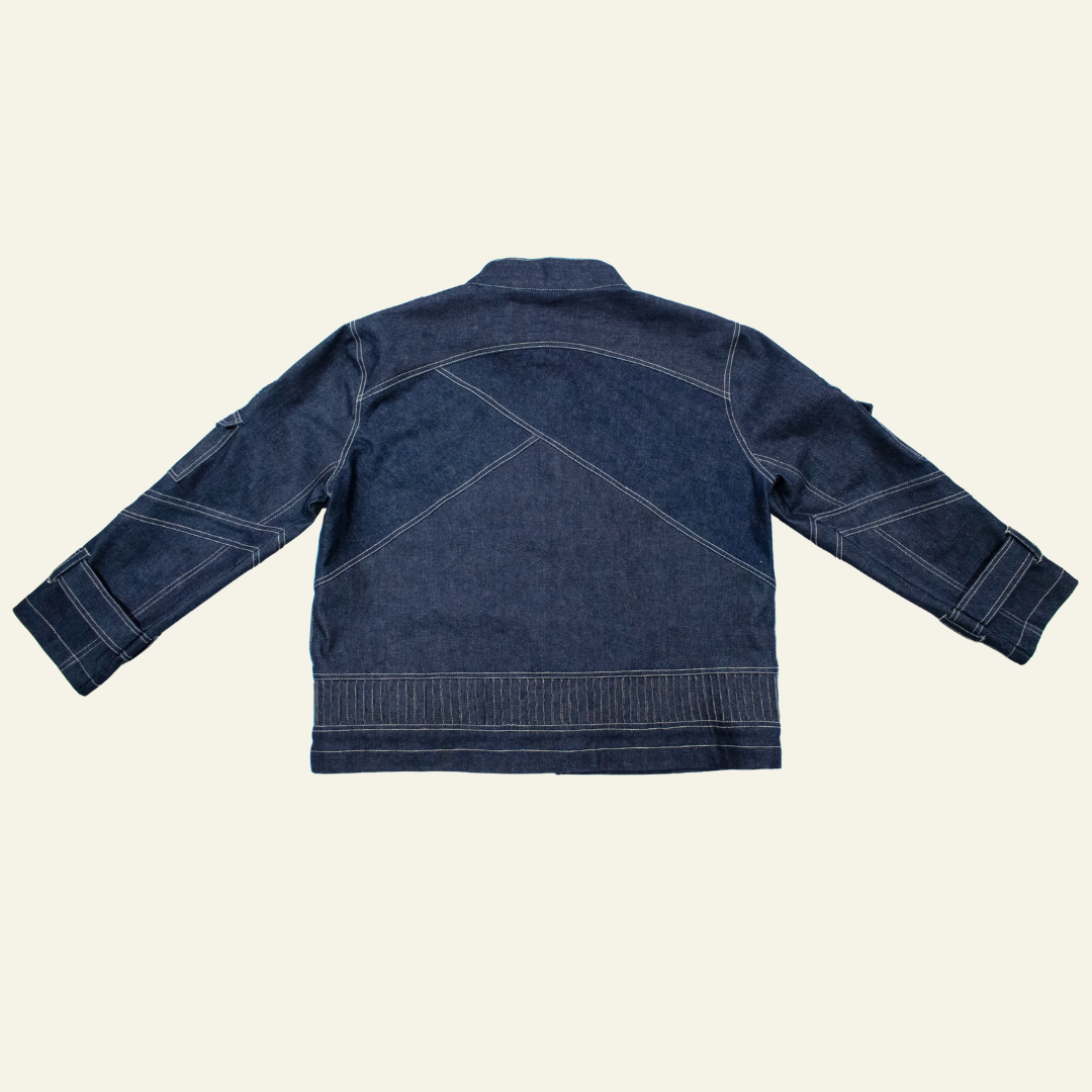 Blue Denim Space age Jacket by Old Gene