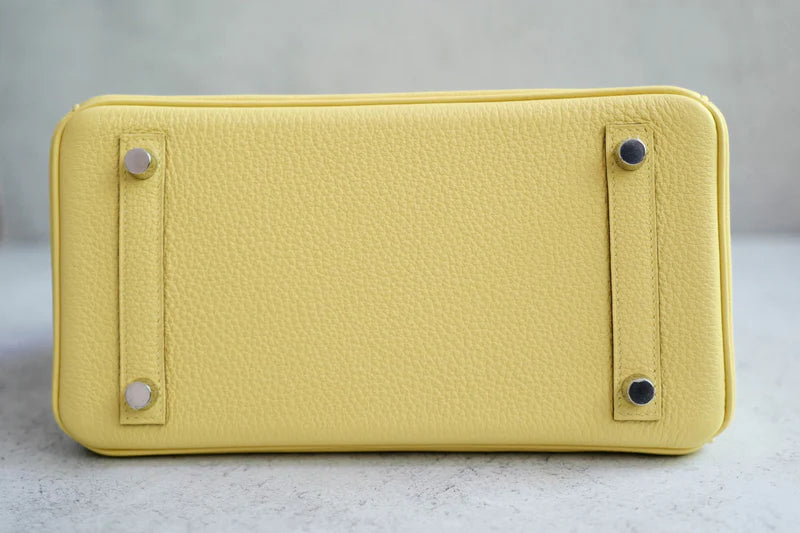 Hermès Birkin 25 – Jaune Poussin Togo Leather with Palladium Hardware