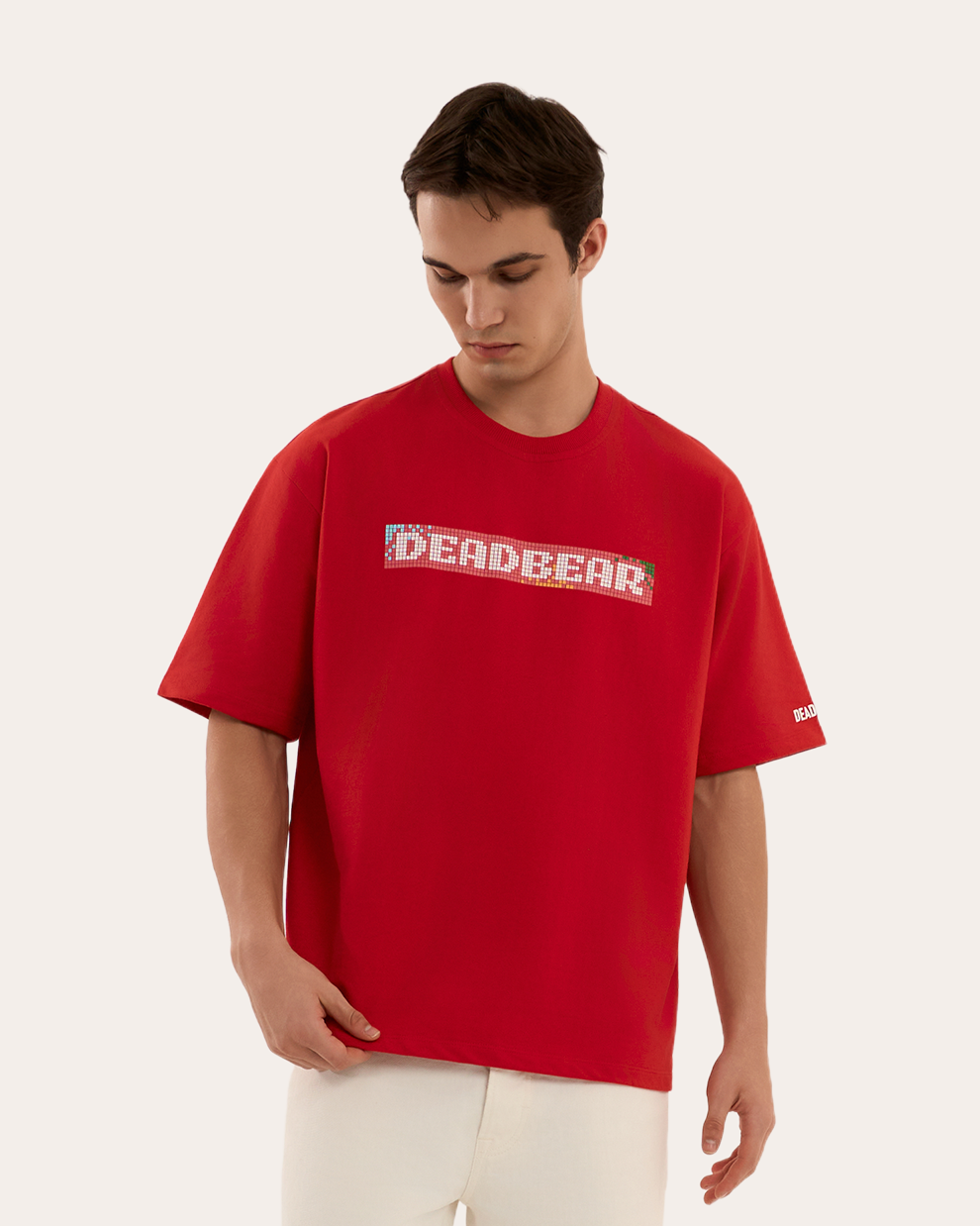 Pixel Tee Red by DEADBEAR