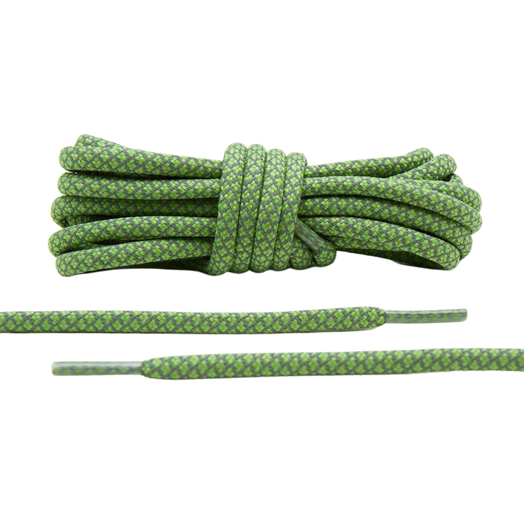 Candy Apple Green Reflective Shoelaces | Yeezy Laces, Nike Laces By KNOTTY by KNOTTY