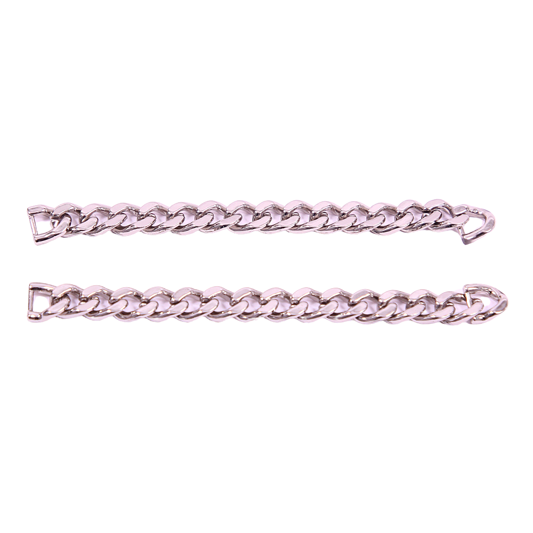 Silver Cuban Link Shoe Chains | Premium Sneaker Accessories – KNOTTY by KNOTTY