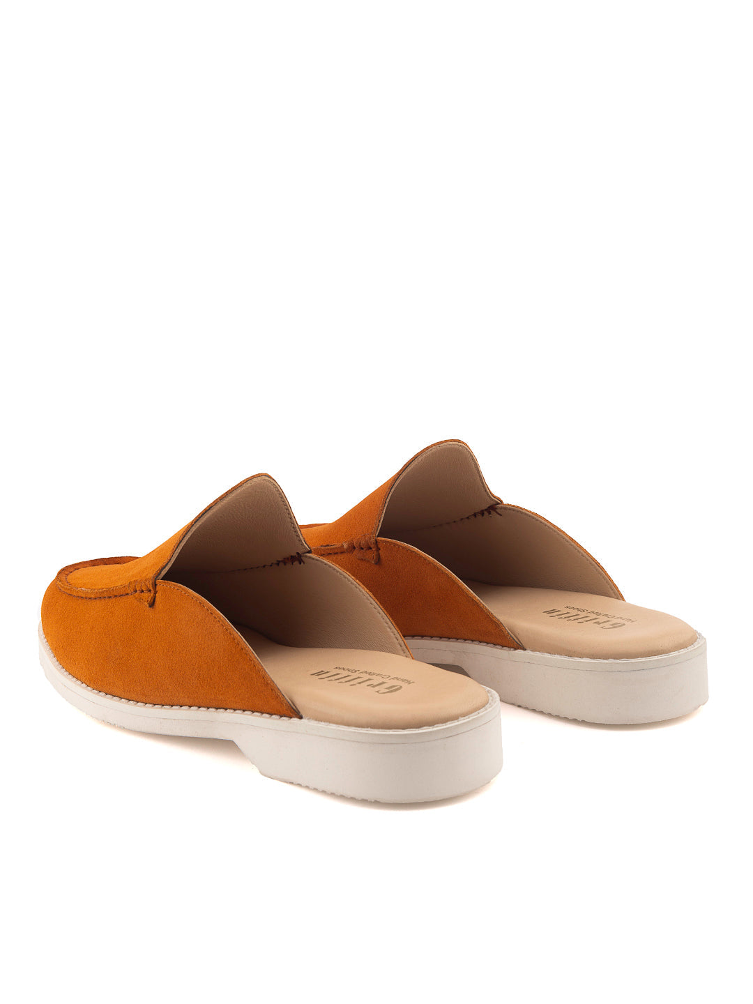 Vanilla Luxe Men's Mule Shoes – Cream Faux Leather