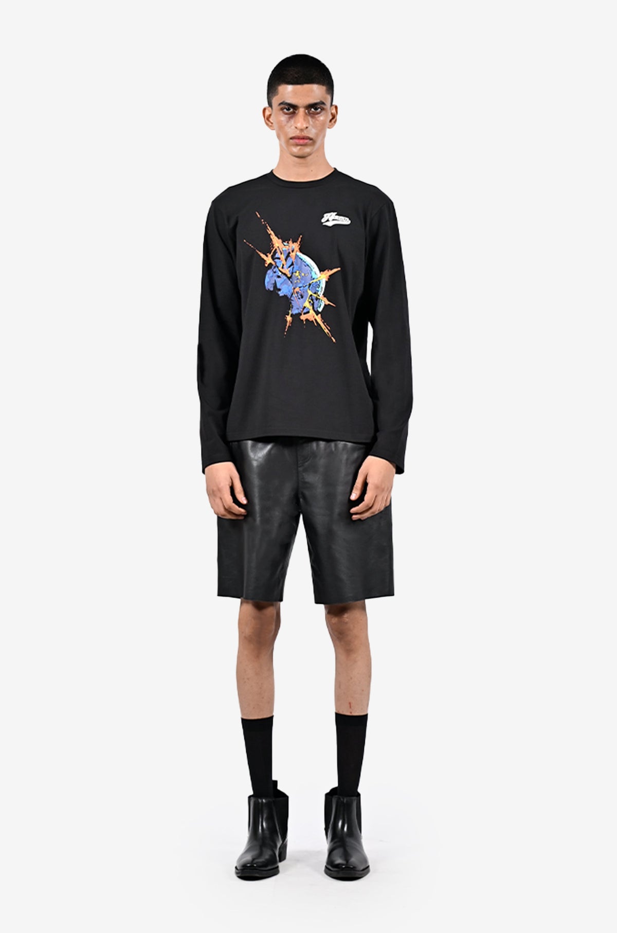 Blue marble bomb t-shirt by HUEMN