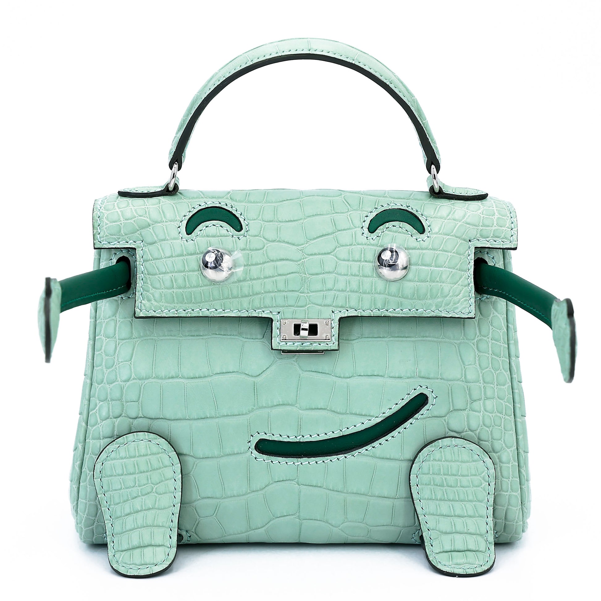 Hermès Limited Edition Kelly Doll – Vert d’Eau / Vert Moyen - Zeuskicks