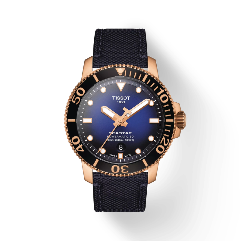 Men’s Tissot Seastar 1000 Powermatic 80 T120.407.37.041.00 Automatic Diving Watch - Zeuskicks
