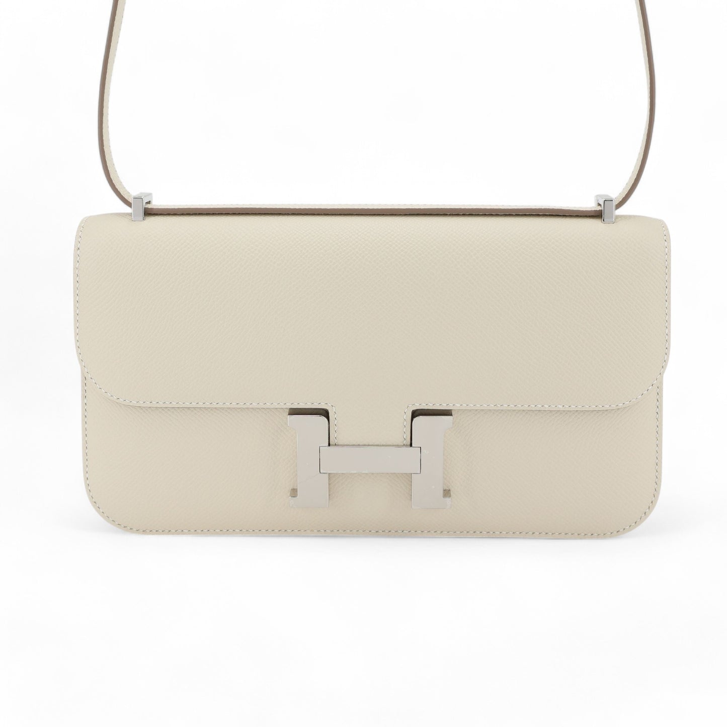 Hermès Constance Elan 2024 – Craie (10) Epsom with Palladium Hardware