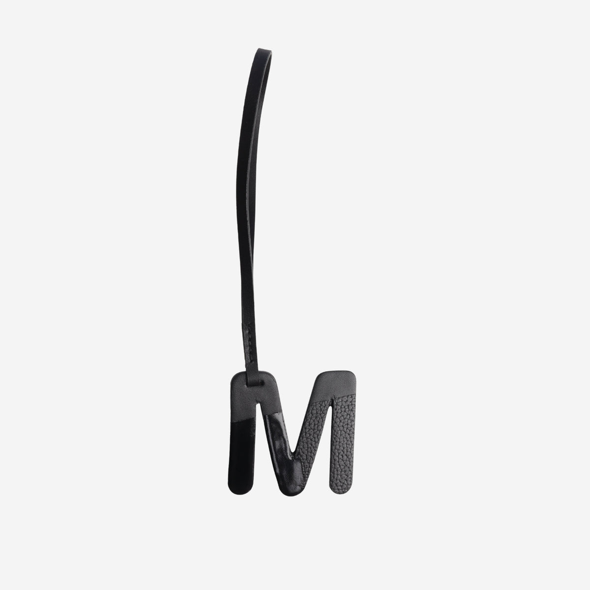 Alphabet Black Charm by leather charms