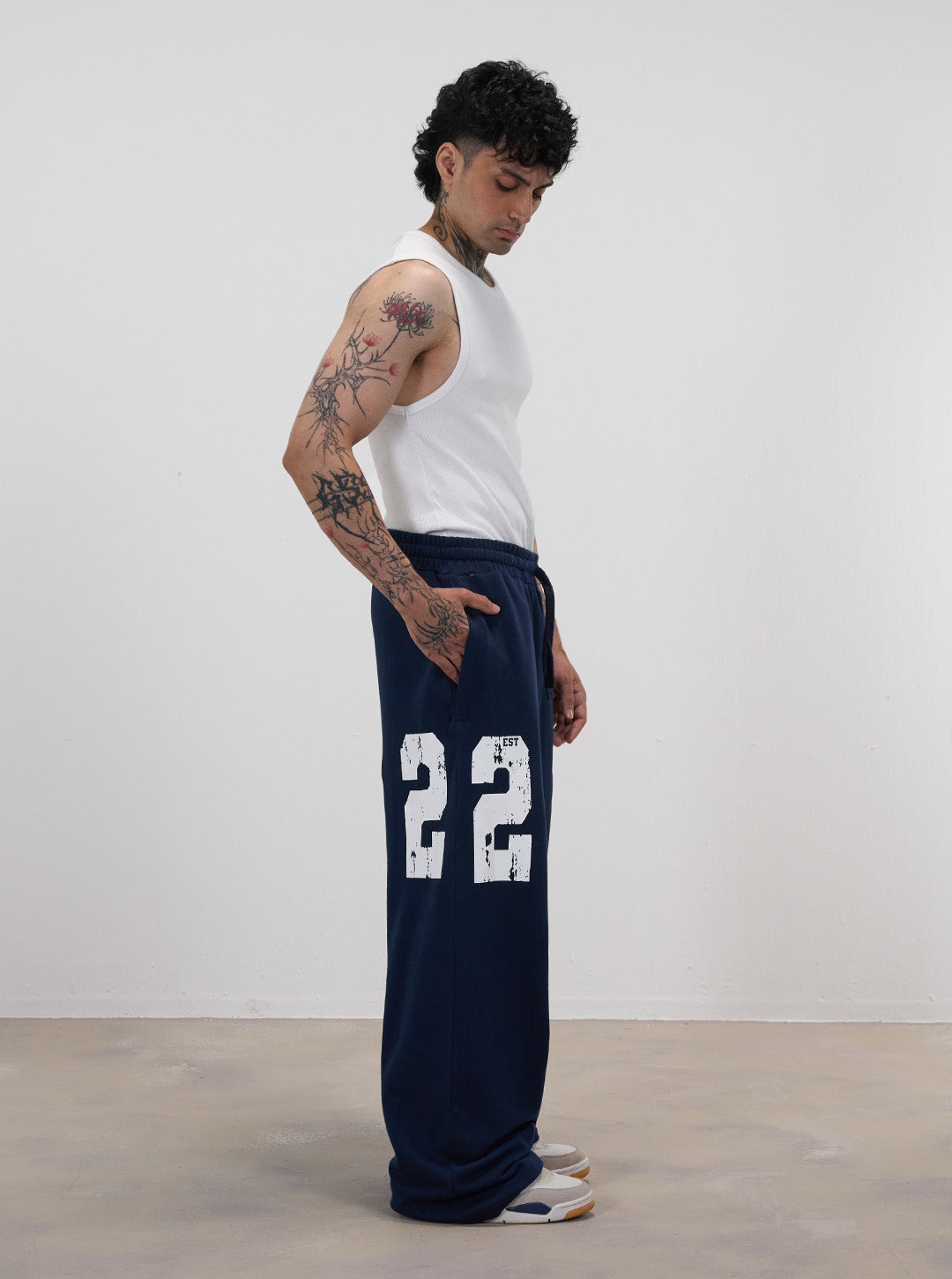 Baggy Pants Navy by DEADBEAR