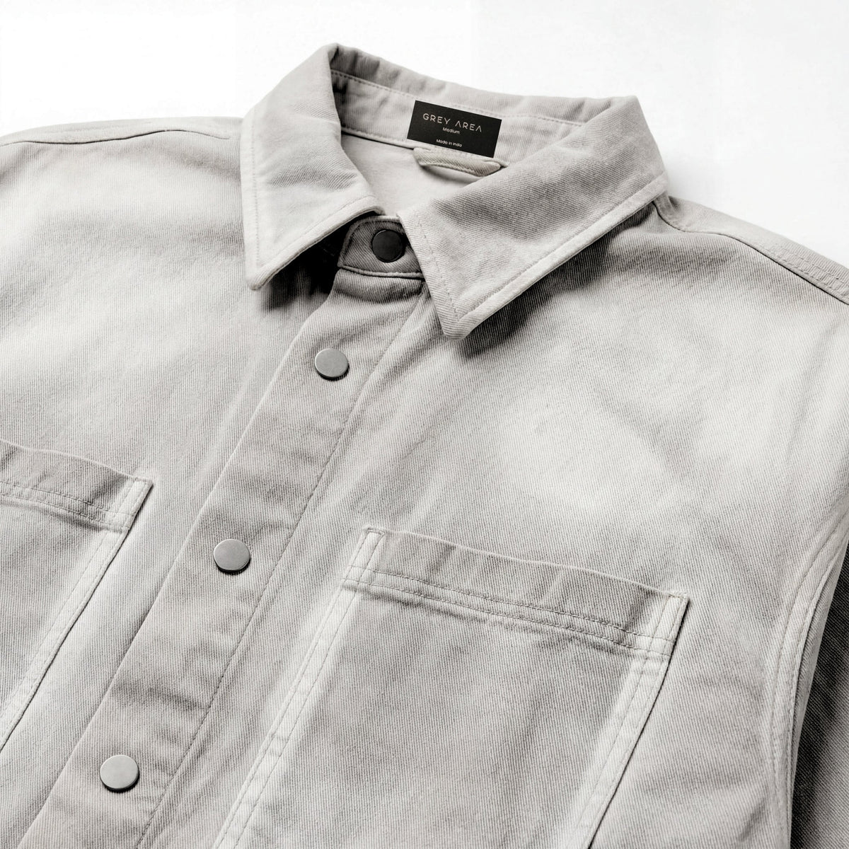 STONE WASH DENIM OVERSHIRT by GREY AREA
