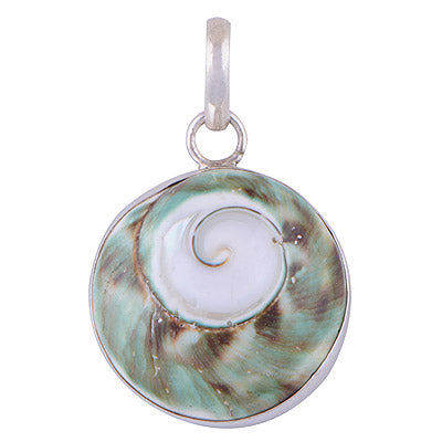 Shell 925 Sterling Silver Pendant - R8400002-942