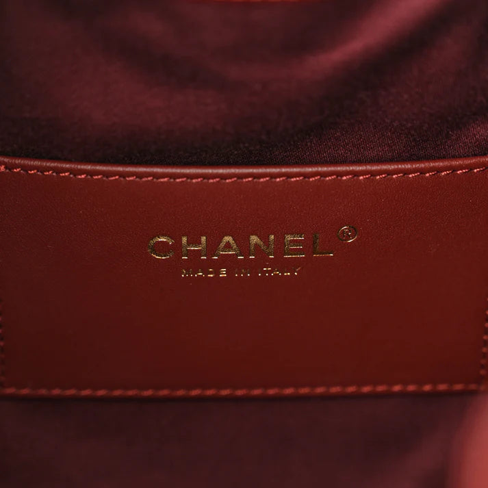 Chanel 25 Small Handbag – Caviar Quilted in Burgundy - Zeuskicks