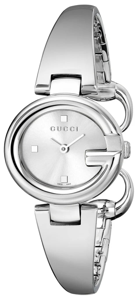 Women's Gucci YA134502 Quartz Silver Dial Stainless Steel Strap Watch