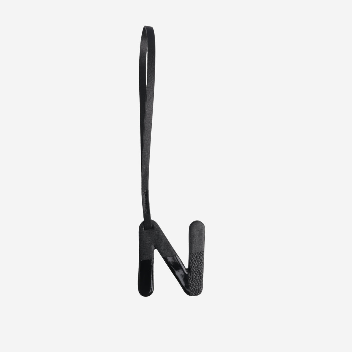 Alphabet Black Charm by leather charms