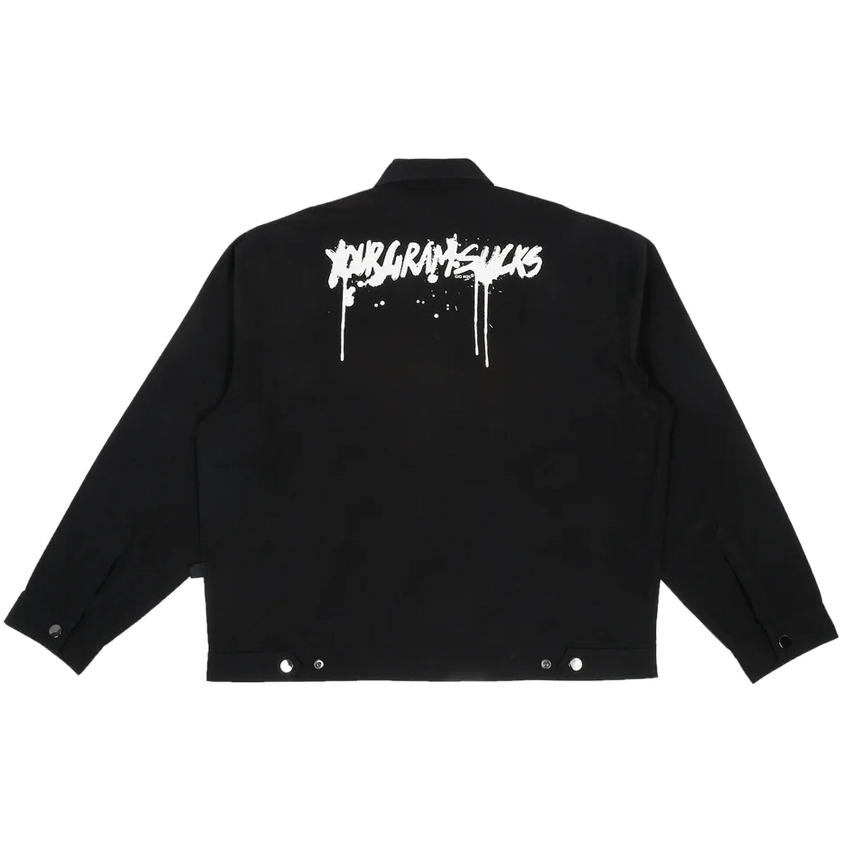 'Your Gram Sucks' Cotton Twill Shacket by Kilogram