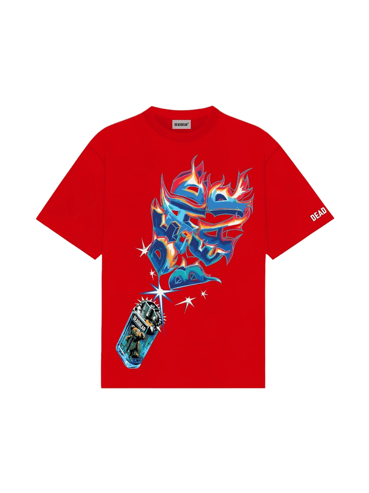 Lighter Tee Red by DEADBEAR