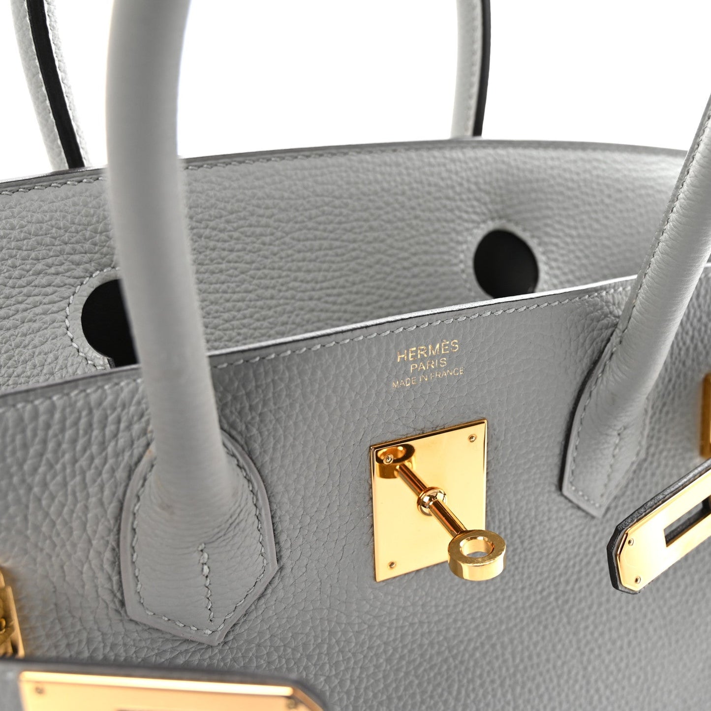 Hermès Togo Birkin 30 Gris Mouette