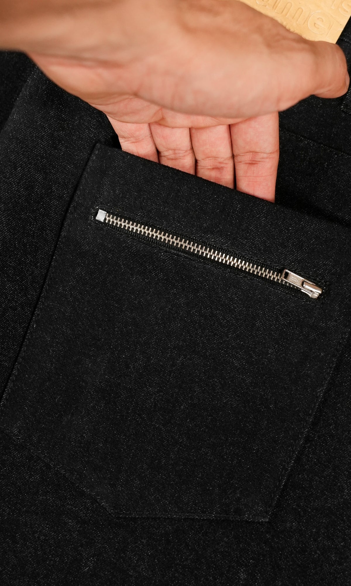 Biker Jeans - Black Slub - RTW by Leave The Rest