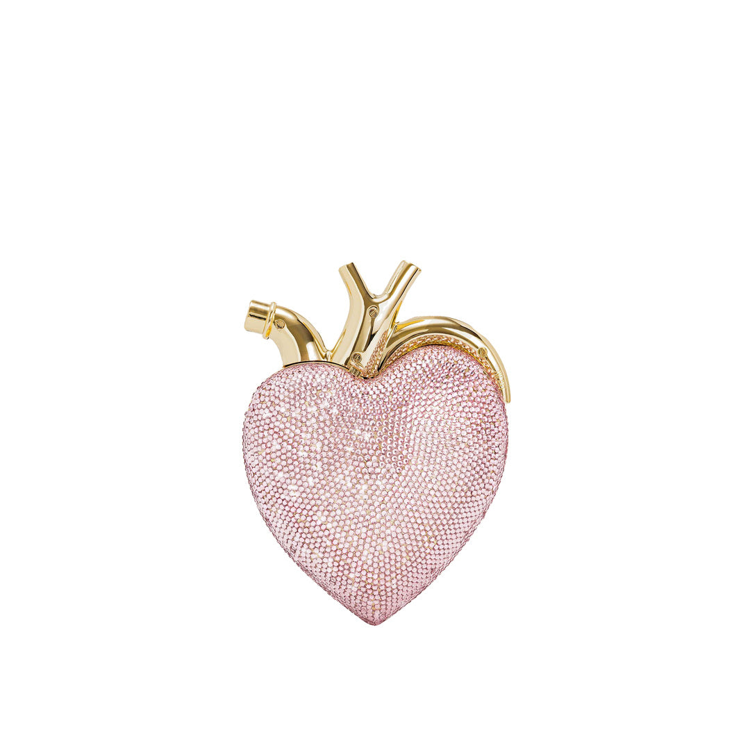 JW PEI Maren Artificial Crystal Heart Shaped Bag - Pink by JW PEI