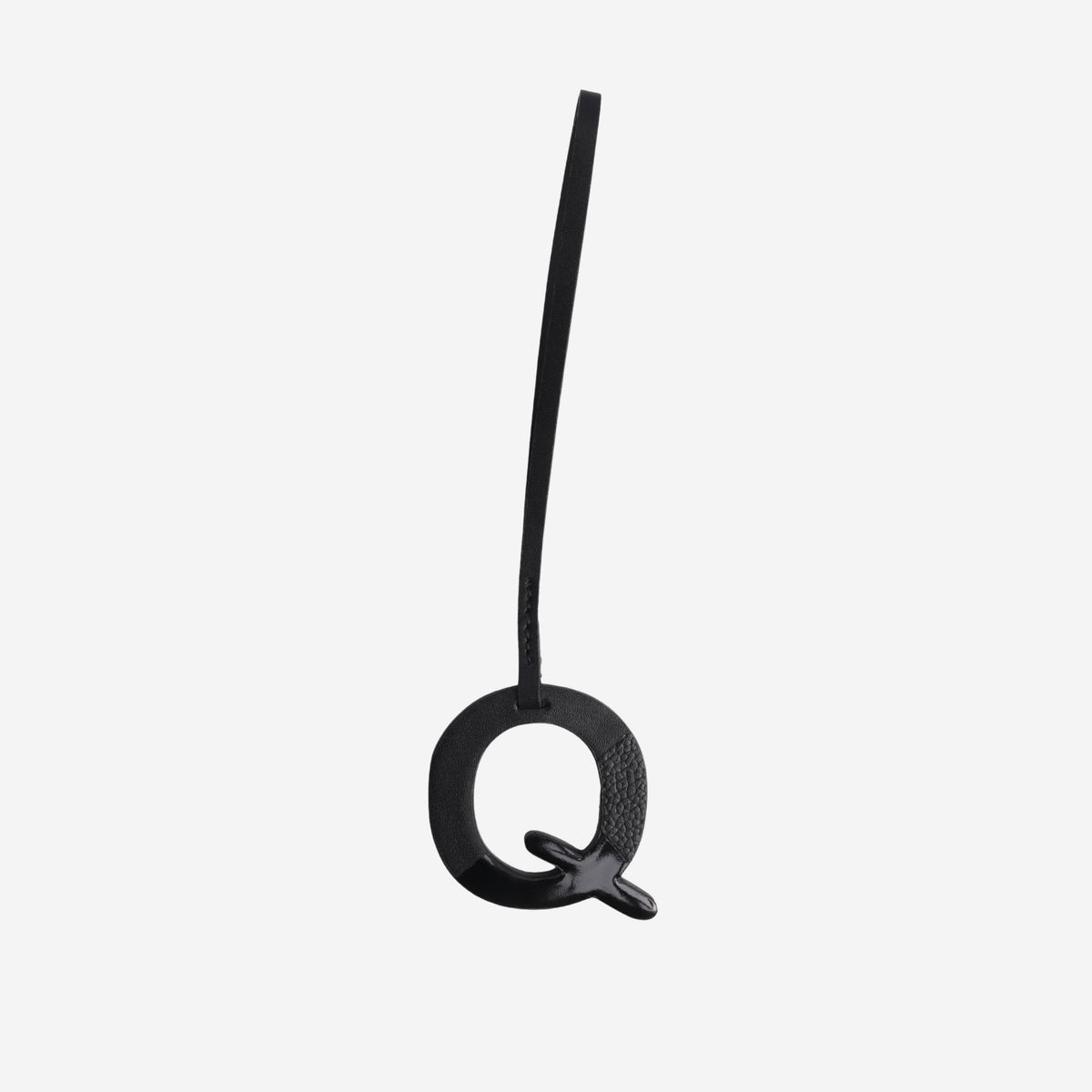 Alphabet Black Charm by leather charms