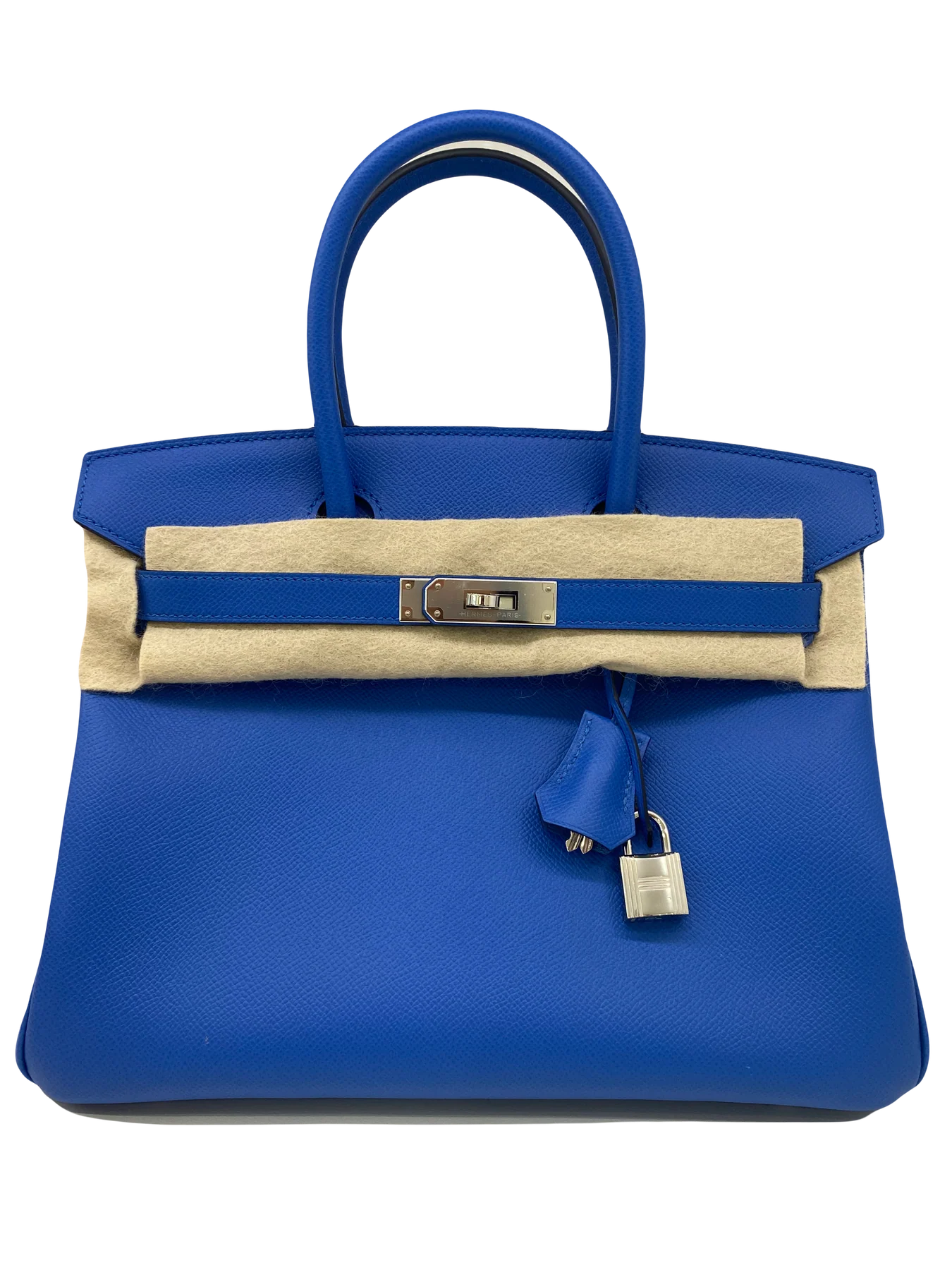 Hermès Birkin 30 – Bleu Électrique Epsom Leather with Palladium Hardware - Zeuskicks