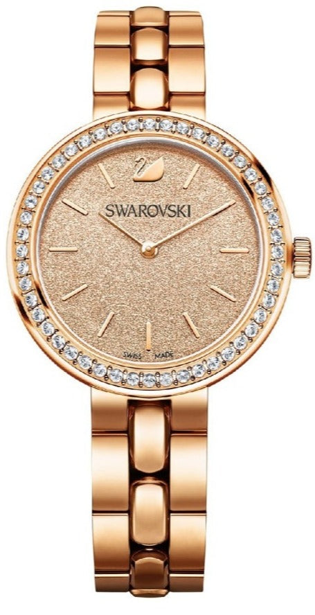 Swarovski Daytime watch, Stainless Steel bracelet, Gold, Stainless Steel — product photo (5182231)