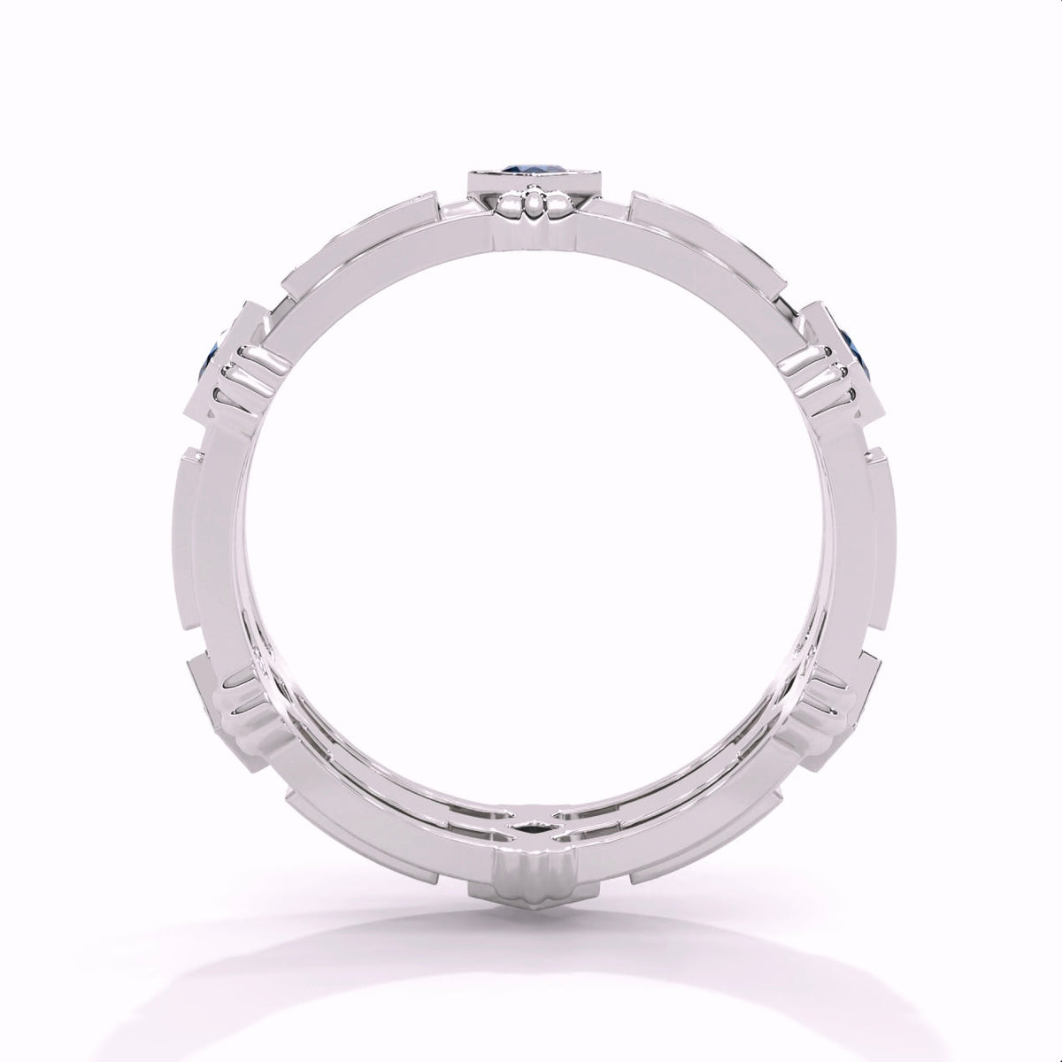 AZURE ETERNITY BAND by The Noble Sculptor