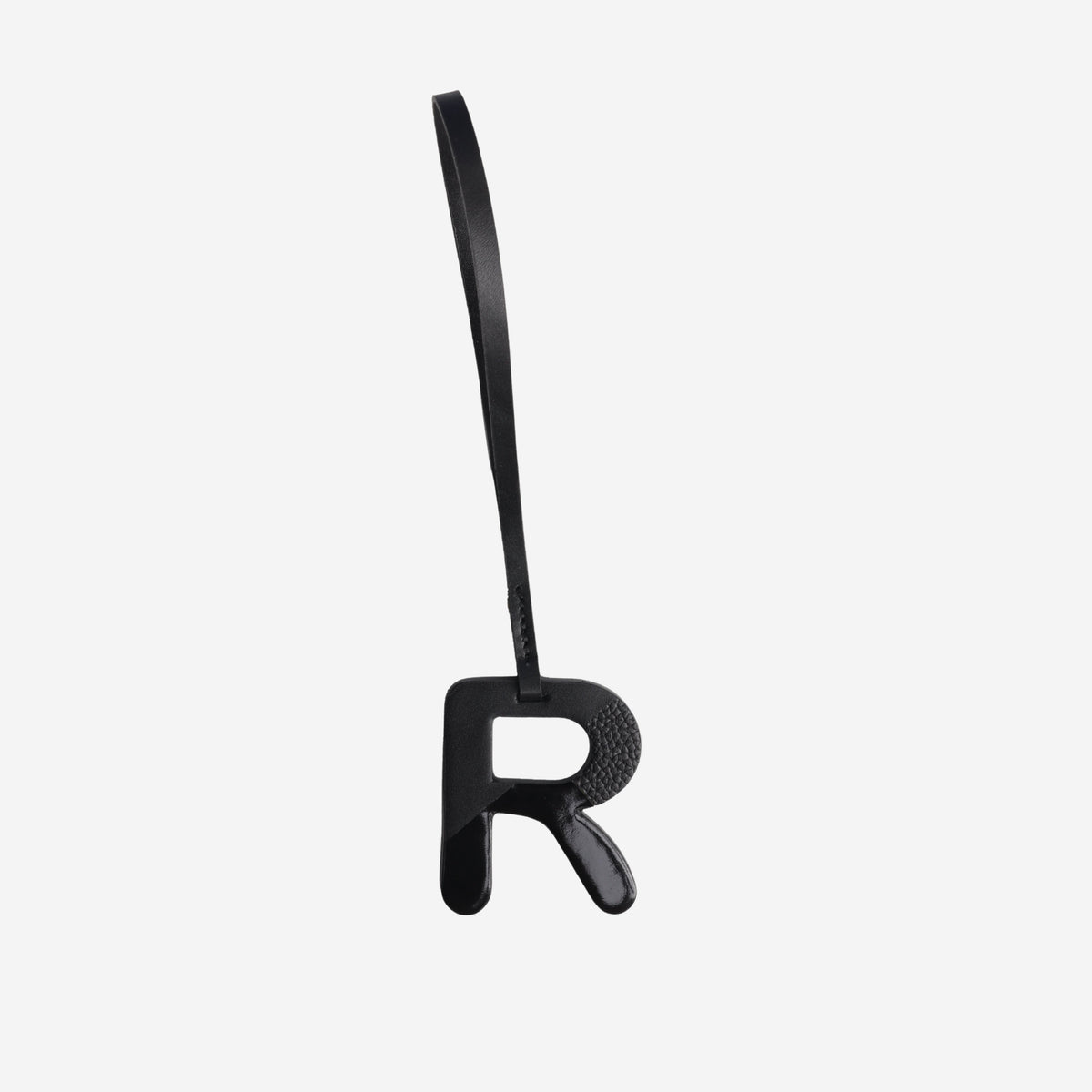 Alphabet Black Charm by leather charms