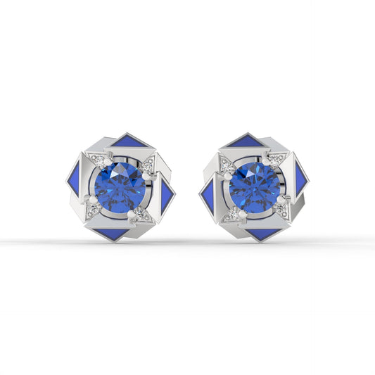 FORTIS STUDS (Blue) by The Noble Sculptor