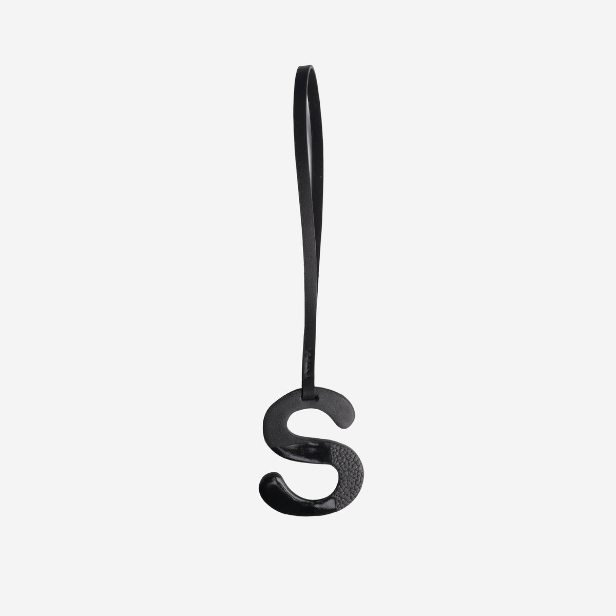 Alphabet Black Charm by leather charms