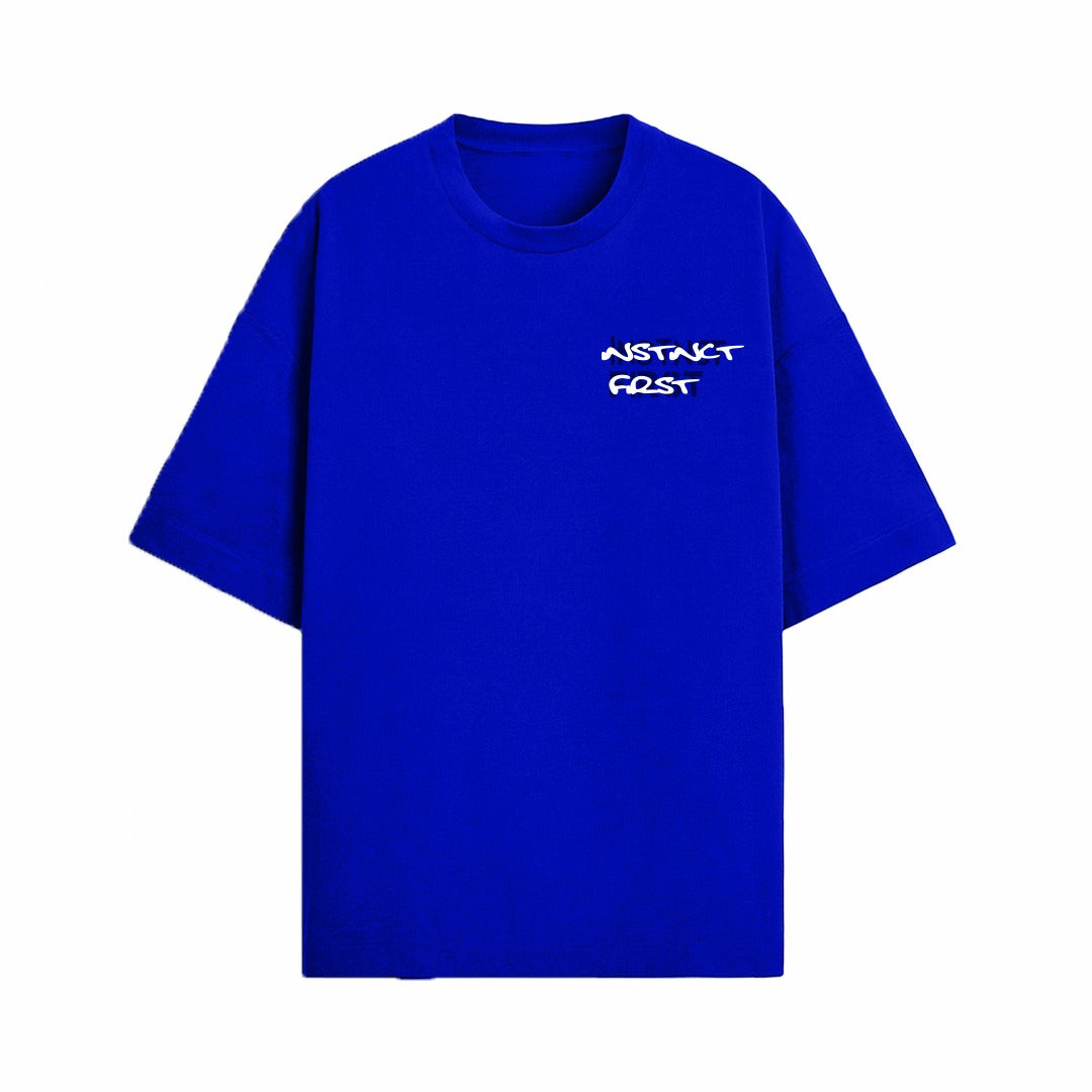 Humble Oversized T-Shirt  - (Royal Blue) by Instinct First