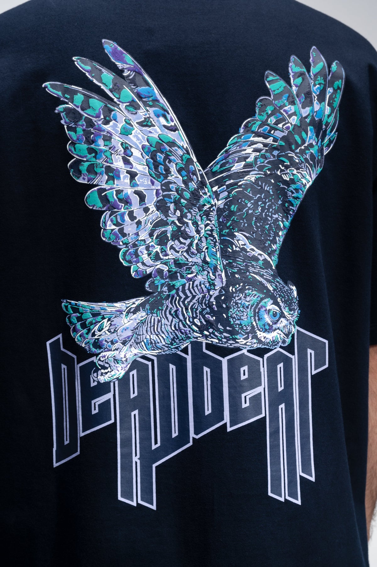 Messenger Tee Navy by DEADBEAR
