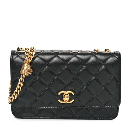 Chanel Lambskin Quilted Pillow Crush Wallet on Chain - Zeuskicks