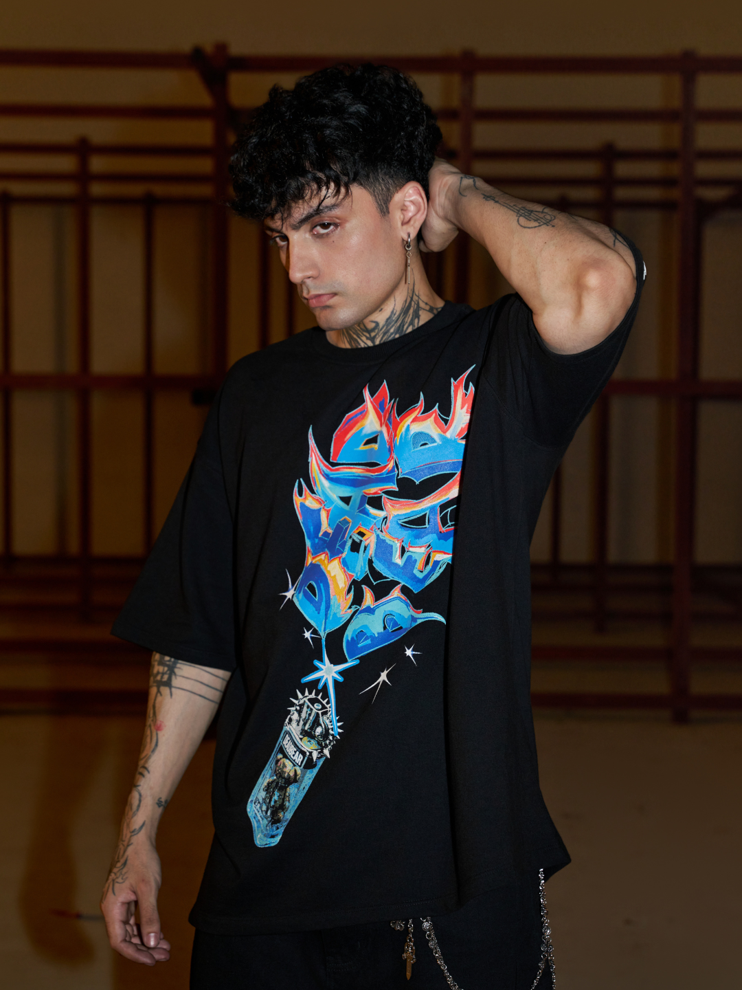 Lighter Tee Black by DEADBEAR
