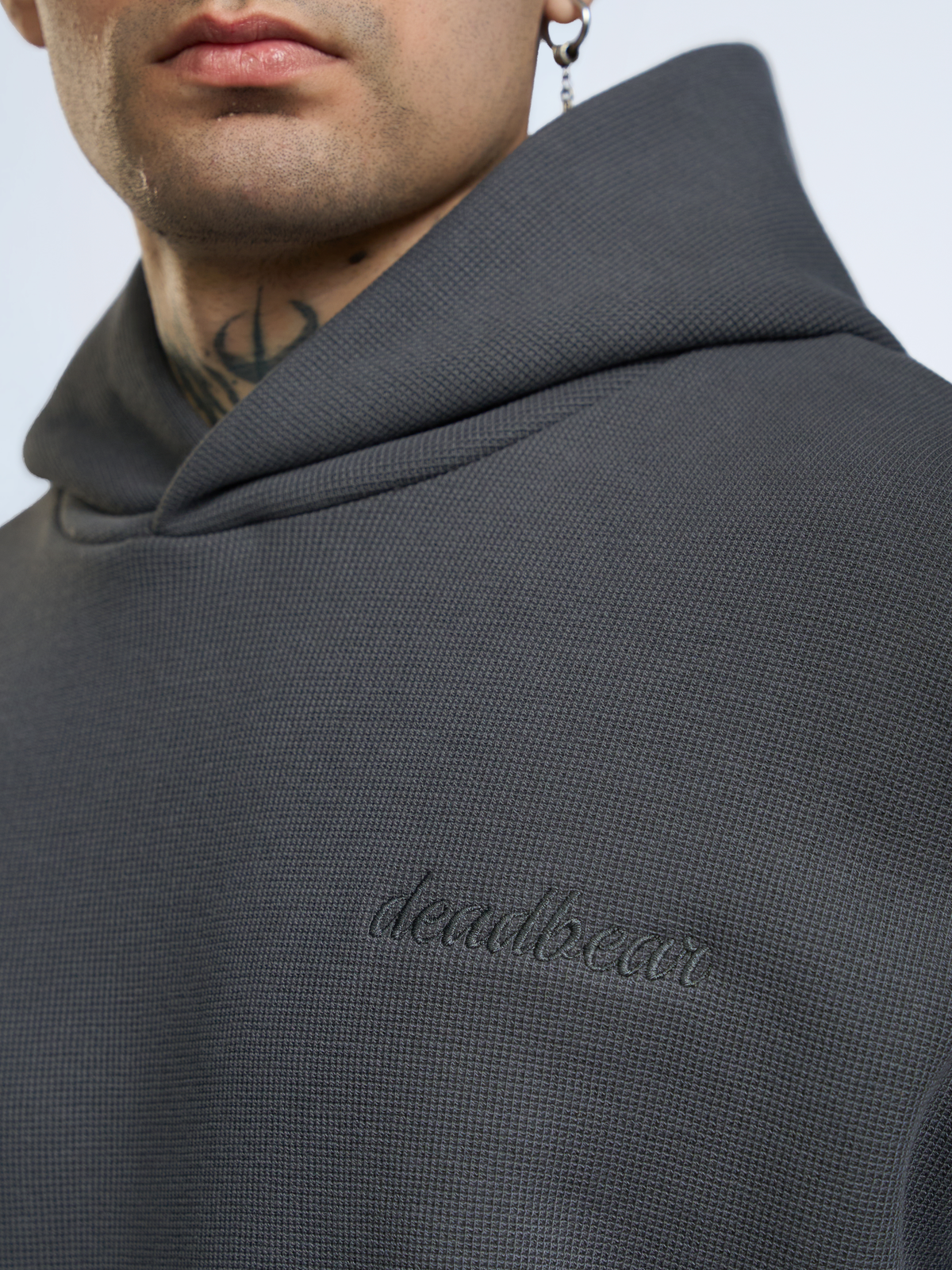 Co-ord Hoodie Grey by DEADBEAR