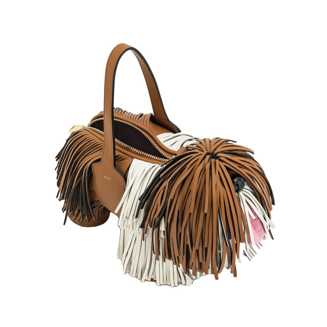 JW PEI Nita Puppy Shape Handbag - Brown by JW PEI