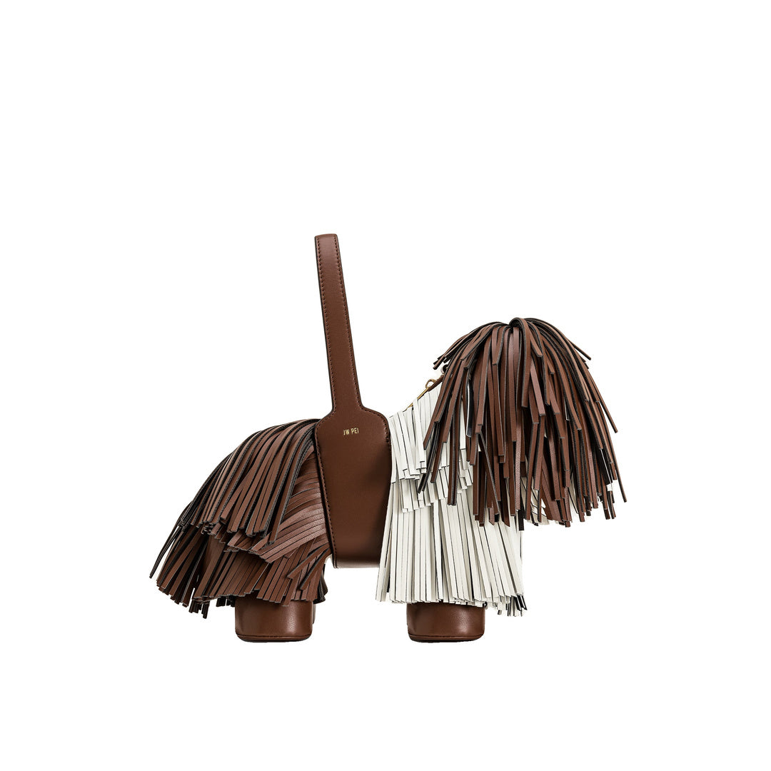 JW PEI Nita Puppy Shape Handbag - Caramel Brown by JW PEI