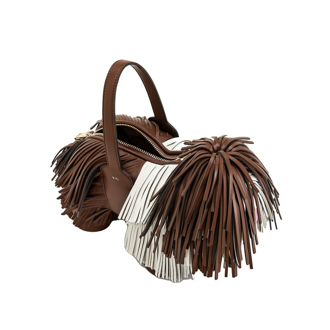 JW PEI Nita Puppy Shape Handbag - Caramel Brown by JW PEI