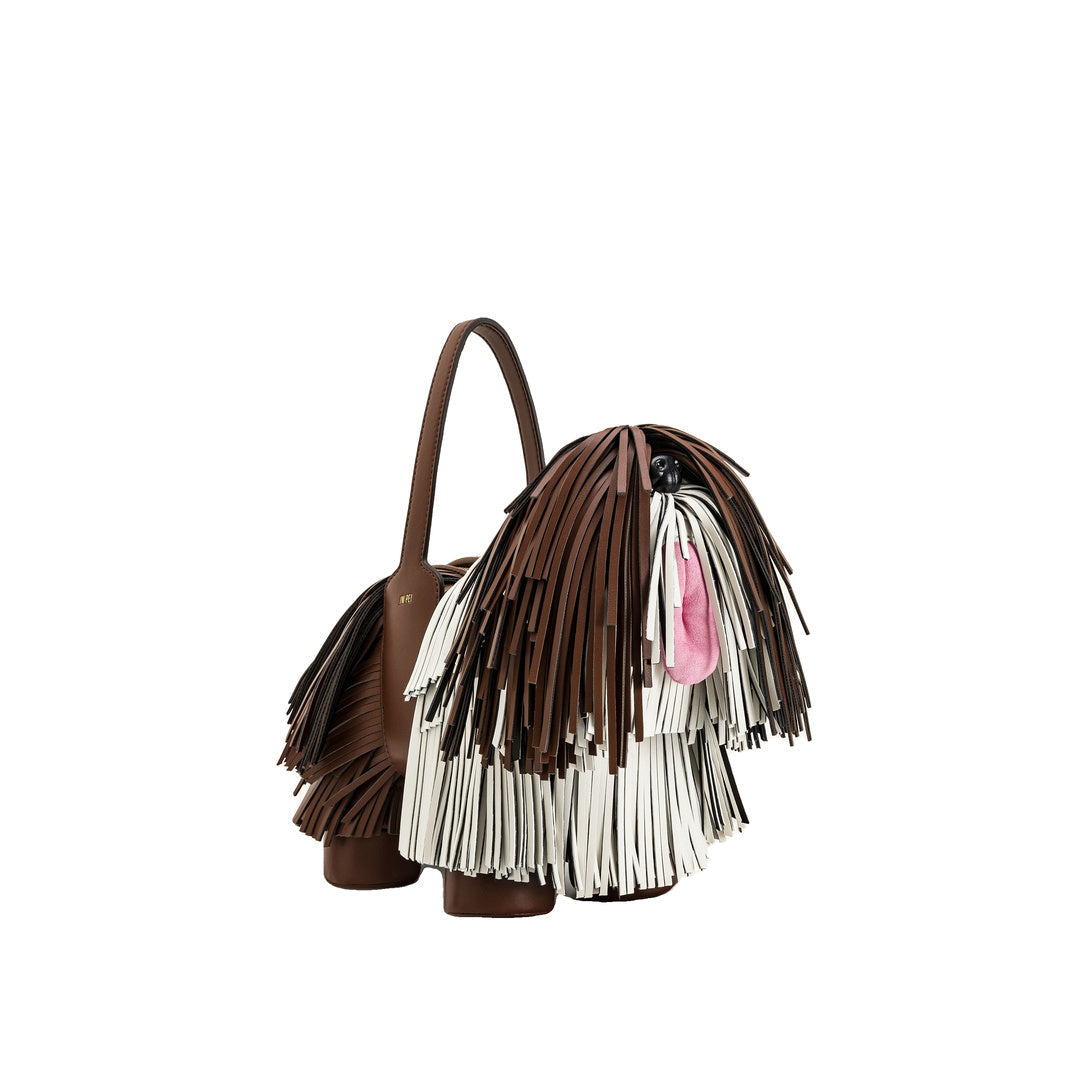 JW PEI Nita Puppy Shape Handbag - Caramel Brown by JW PEI