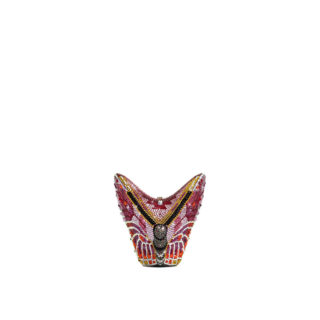 JW PEI Paisley Crystal Butterfly Clutch - Multicolor by JW PEI