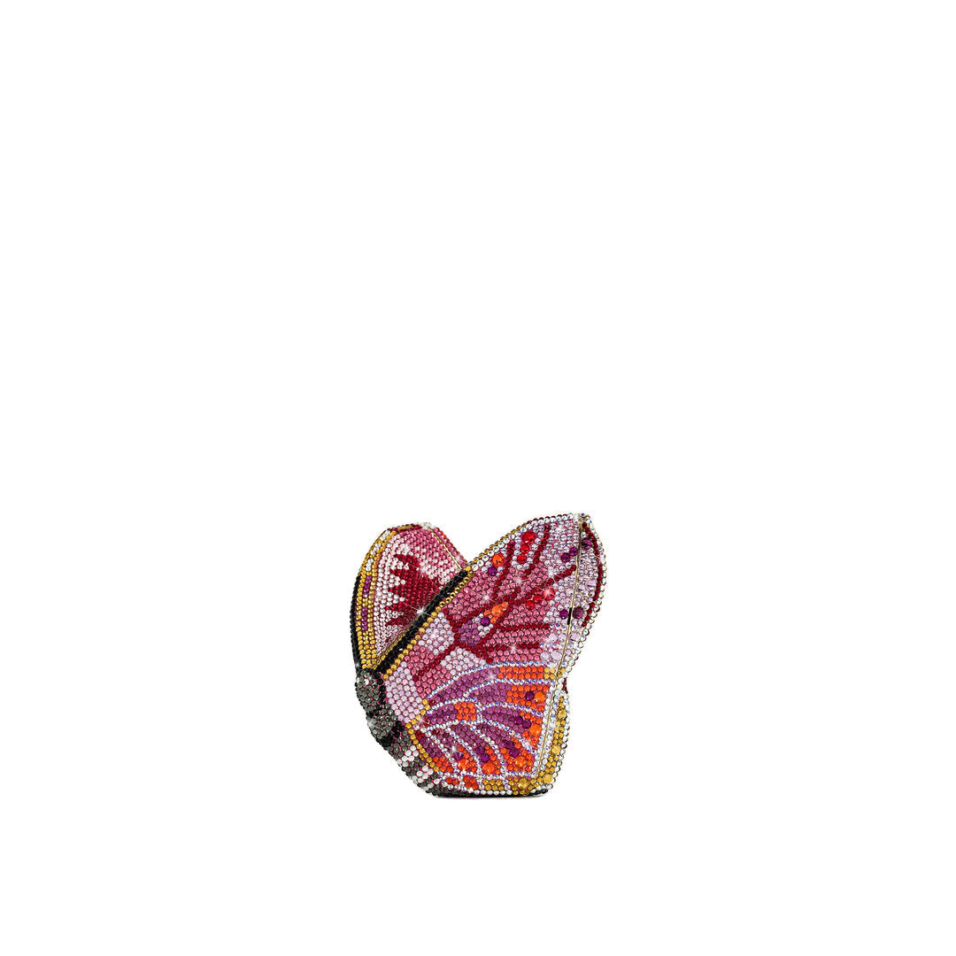 JW PEI Paisley Crystal Butterfly Clutch - Multicolor by JW PEI