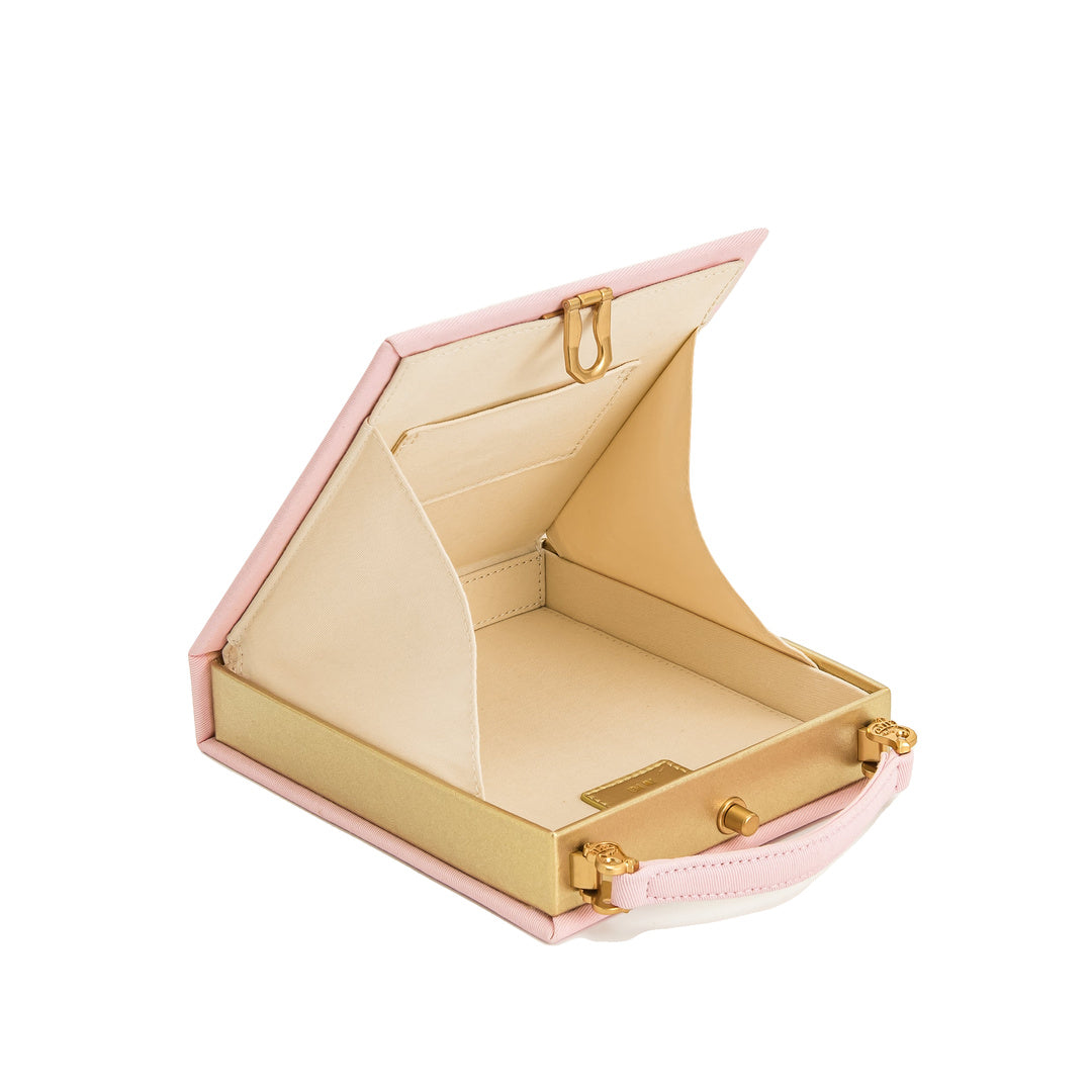 JW PEI Taya Tropical Parrot Pattern Book Shape Clutch Bag - Pink by JW PEI
