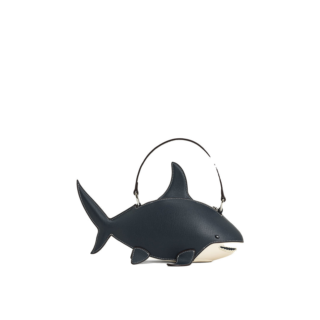 JW PEI Nerys Shark Look Top Handle Bag - Dark Blue by JW PEI