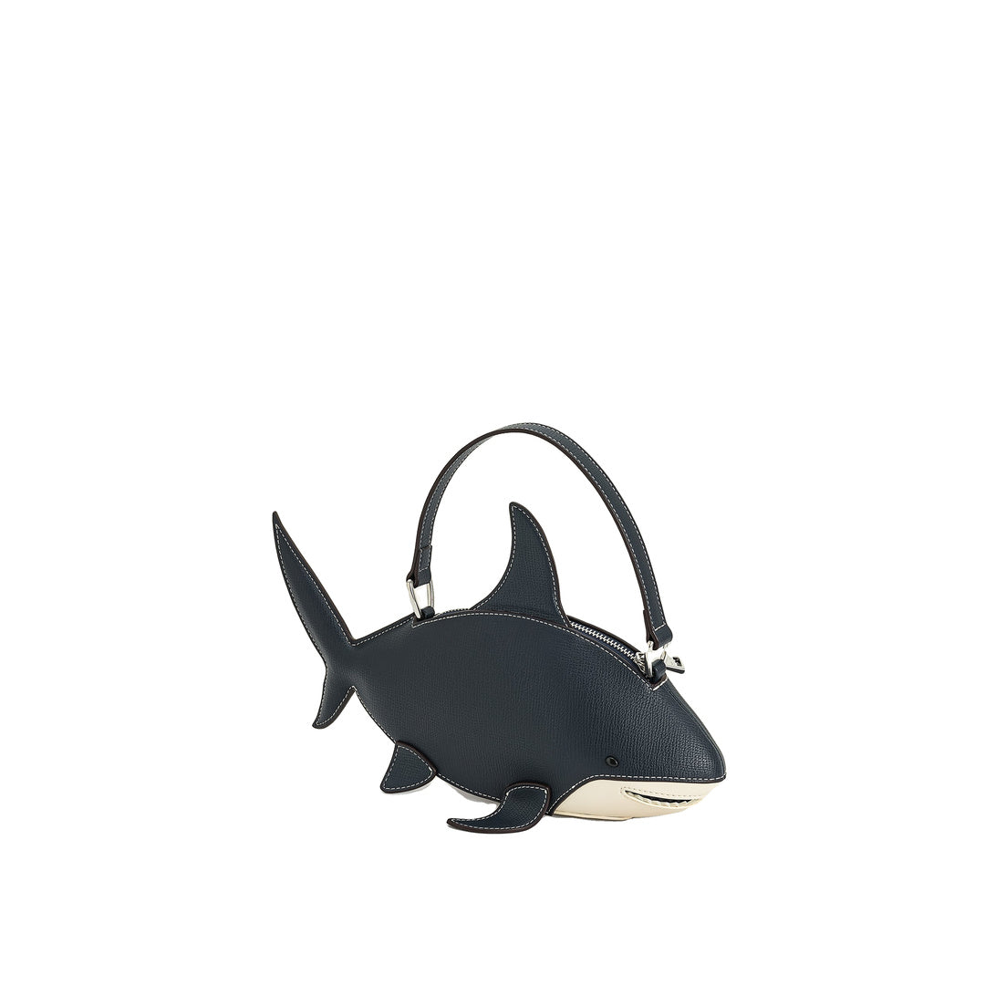 JW PEI Nerys Shark Look Top Handle Bag - Dark Blue by JW PEI
