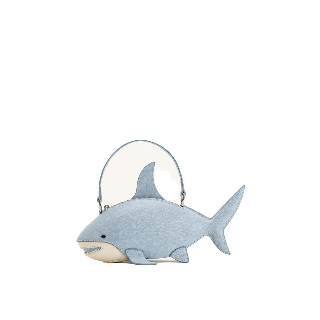 JW PEI Nerys Shark Look Top Handle Bag - Light Blue by JW PEI