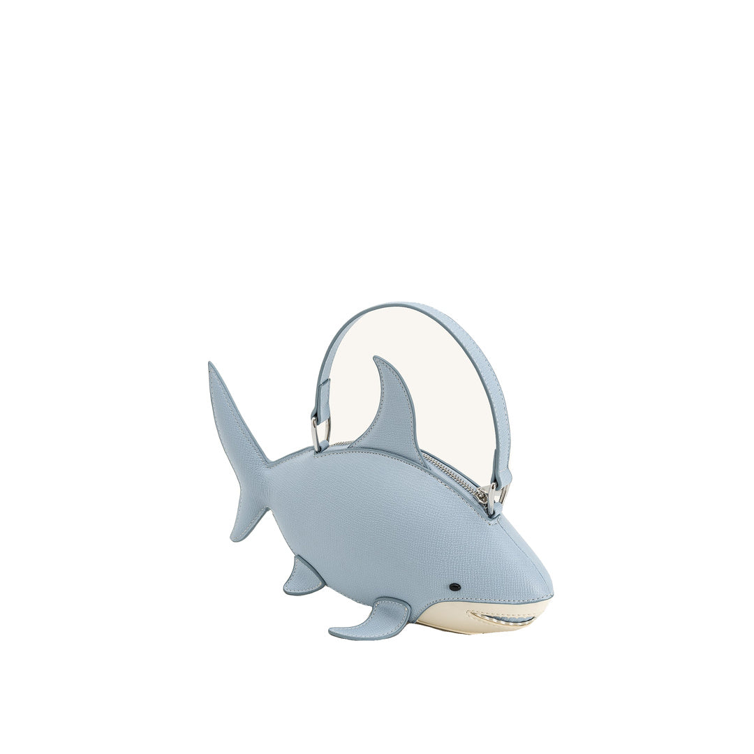 JW PEI Nerys Shark Look Top Handle Bag - Light Blue by JW PEI